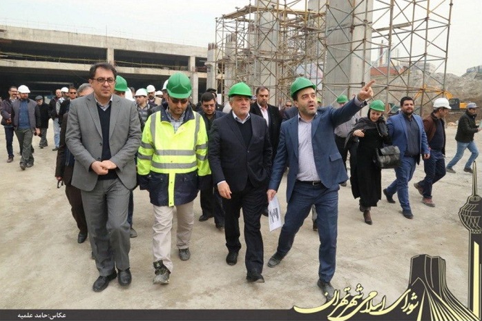 بازدید محسن هاشمی از خط 4 مترو-3