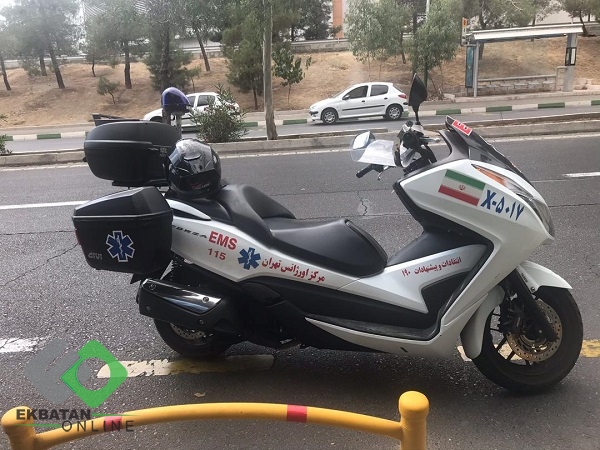 تخریب قسمتی از مسیر ویژه دوچرخه سواری بر اثر انحراف مسیر خودروی زانتیا 2