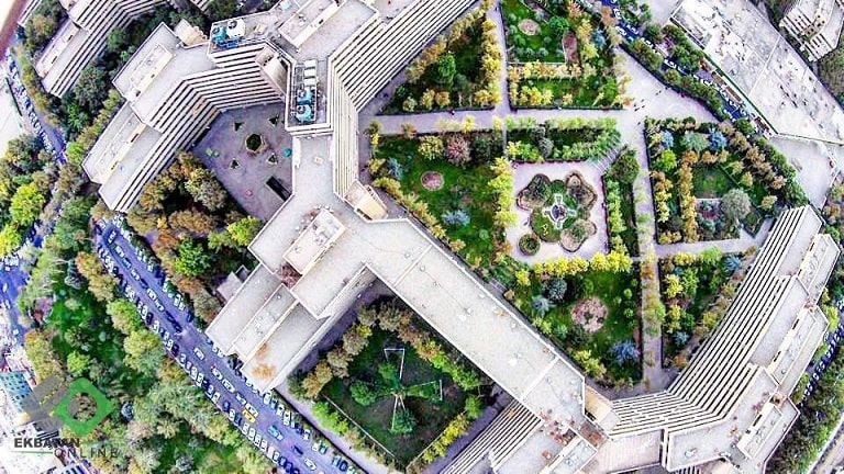 شهرک اکباتان از بالا