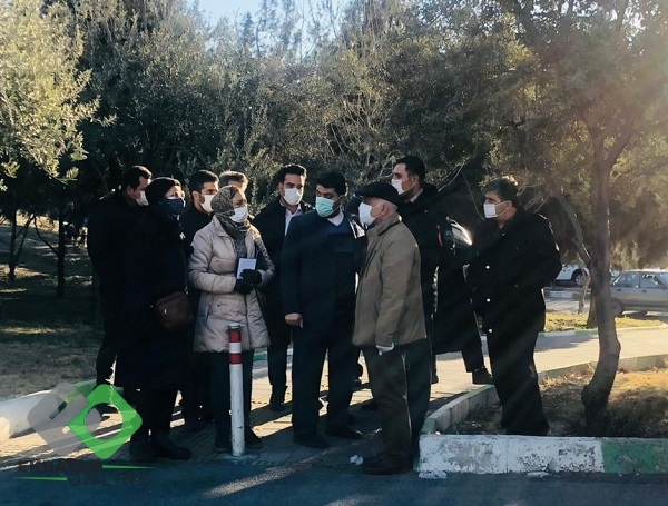 بازدید میدانی مرتضی مرادی شهردار ناحیه شش و اعضای شورایاری شهرک اکباتان 4