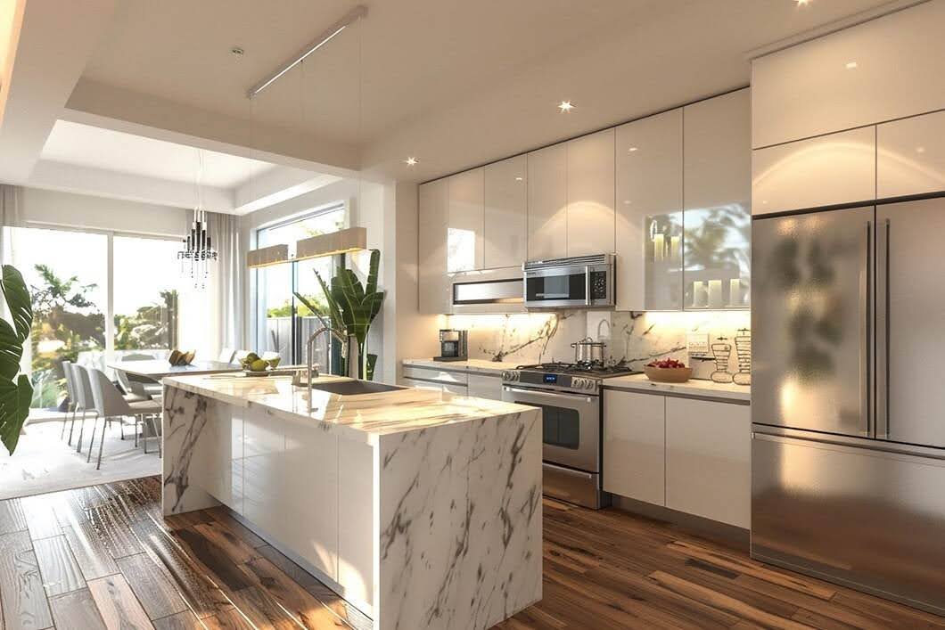 روشنایی تاثیرگذار در طراحی و بازسازی آشپزخانه