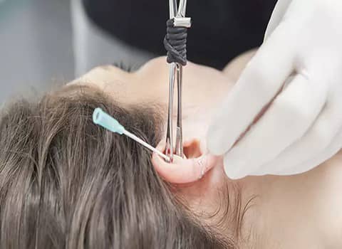 آموزش پیرسینگ گوش با آنژیوکت