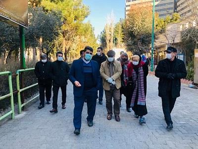 گزارش تصویری از بازدید میدانی شهردار ناحیه و شورایاران شهرک اکباتان