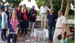گزارش تصویری پاکسازی بوستان نرگس توسط ورزشکاران دوستدار طبیعت